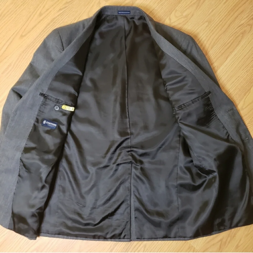Stafford Gray Suit Professional Attire